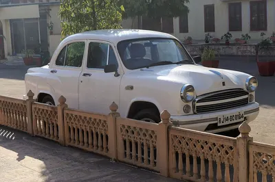 Ambassador at City Palace, Jaipur